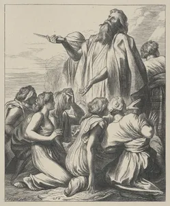 Noah's Sacrifice, from "Dalziels' Bible Gallery"