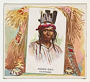 Noon Day, Chippeway, from the American Indian Chiefs series (N36) for Allen & Ginter Cigarettes by Allen & Ginter
