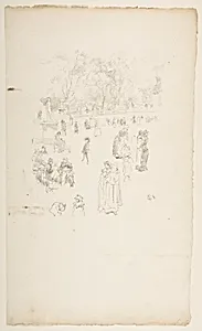 Nursemaids: "Les Bonnes du Luxembourg" by James McNeill Whistler