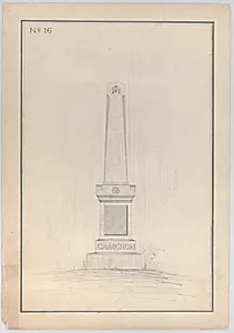 Obelisk Grave Monument, No. 16