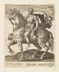 Octavius Caesar Augustus, from "Twelve Caesars on Horseback"