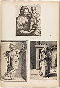 Old Woman Spinning by Enea Vico|Parmigianino (Girolamo Francesco Maria Mazzola)