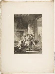 On ne s'avise jamais du tout, from "Contes et nouvelles en vers par Jean de La Fontaine. A Paris, de l'imprimerie de P. Didot, l'an III de la République, 1795"