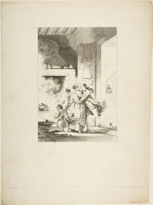 On ne s'avise jamais du tout, from "Contes et nouvelles en vers par Jean de La Fontaine. A Paris, de l'imprimerie de P. Didot, l'an III de la République, 1795"