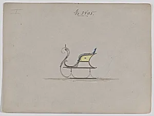 Open Panel Sleigh # 3805 by Brewster & Co.