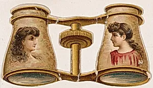 Opera glasses, from the Novelties series (N228, Type 4) issued by Kinney Bros. by Kinney Brothers Tobacco Company