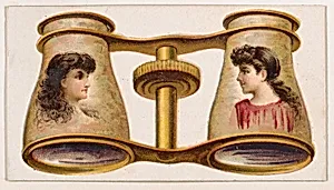 Opera glasses, from the Novelties series (N228, Type 5) issued by Kinney Bros. by Kinney Brothers Tobacco Company
