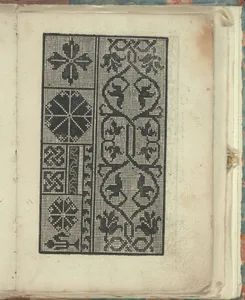 Opera Nova Universali intitulata Corona di racammi, page 18 (recto)