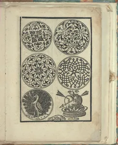 Opera Nova Universali intitulata Corona di racammi, page 28 (recto)
