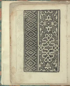 Opera Nova Universali intitulata Corona di racammi, page 28 (verso)