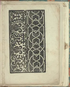 Opera Nova Universali intitulata Corona di racammi, page 32 (recto)