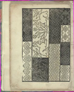 Opera Nova Universali intitulata Corona di racammi, page 35 (verso)