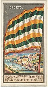 Oporto, from the City Flags series (N6) for Allen & Ginter Cigarettes Brands by Allen & Ginter