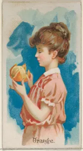 Orange, from the Fruits series (N12) for Allen & Ginter Cigarettes Brands