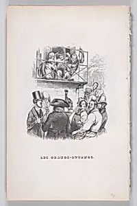 "Orangutans" from The Complete Works of Béranger by Fournier & Perrotin|Pierre Jean de Béranger|J. J. Grandville
