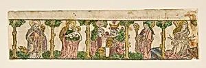Ornamental Border of the Augsburg Diocese (Schr. 2024c) by Anonymous, German, 15th century