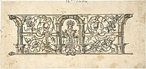 Ornamental design with Grotesques