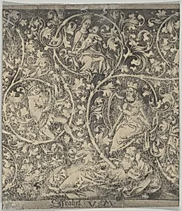 Ornamental Engraving with the Tree of Jesse