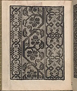 Ornamento delle belle & virtuose donne, page 21 (verso) by Matteo Pagano|Lloyd, Wallis & Lloyd