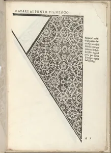 Ornamento nobile...Fatta da Lucretia Romana (Libro V of the Corona), page 7 (recto)