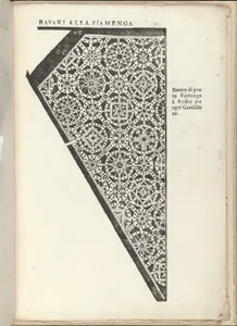 Ornamento nobile...Fatta da Lucretia Romana (Libro V of the Corona), page 9 (recto)