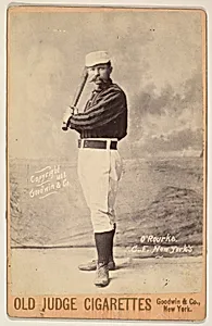 O'Rourke, Center Field, New York, from the series Old Judge Cigarettes by Goodwin & Company