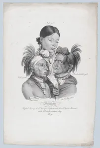 Osages: A Small Savage Tribe from North America, in the State of Missouri