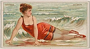 Ostende, Belgium, from the Surf Beauties series (N232), issued by Kinney Bros. by Kinney Brothers Tobacco Company