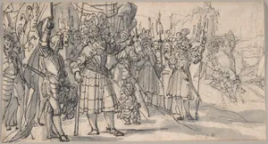 Otto von Wittelsbach Liberates the Army from a Mountain Pass near Verona