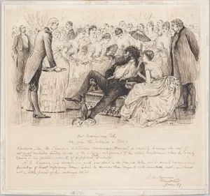 Our Drawing-room Pets–with "Kangaroo Jim, the Champion Australian boomerang-thrower," for "Punch," July 2, 1887