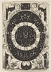Oval Watchcase with Birds and Smaller Motifs