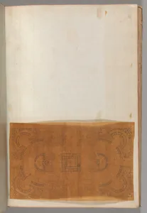 Page from a Scrapbook containing Drawings and Several Prints of Architecture, Interiors, Furniture and Other Objects