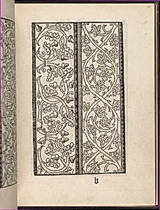 Page from Ein new kunstlich Modelbuch...(Page 13r) by Peter Quentel
