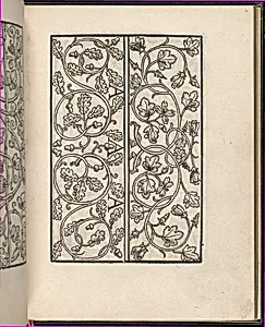 Page from Ein new kunstlich Modelbuch...(Page 16r)