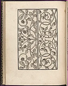 Page from Ein new kunstlich Modelbuch...(Page 17v)