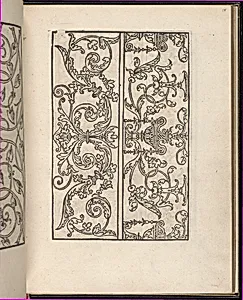 Page from Ein new kunstlich Modelbuch...(Page 17v)