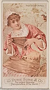 Pandean Pipes, from the Musical Instruments series (N82) for Duke brand cigarettes by W. Duke, Sons & Co.|Schumacher & Ettlinger