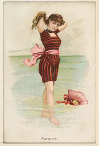 Parame, from the Beautiful Bathers series (N192) issued by Wm. S. Kimball & Co.
