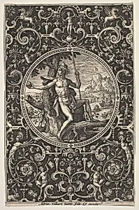 Paris in a Decorative Frame with Grotesques