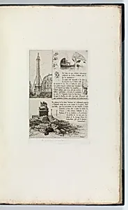 Paris sous la Commune, Notes et Eaux fortes and Paris Incendie by Adolphe Martial Potémont, called Martial|Imprimerie Cadart et Luce