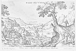 Pars Secunda from Topographia Variarum Regionum by Hans Bol|Joannes Galle I
