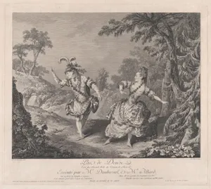 Pas de Deux, Tiré du Second Acte de l'Opera de Sylvie: Exécuté par Mr. Dauberval & Mlle. Allard