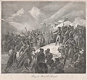 Passage through Mt. Saint-Bernard by Théodore Gericault
