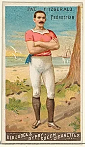 Patrick Fitzgerald, Pedestrian, from the Goodwin Champion series for Old Judge and Gypsy Queen Cigarettes by Goodwin & Company