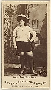 Pauline Hall, from the Actors and Actresses series (N171) for Gypsy Queen Cigarettes by Goodwin & Company