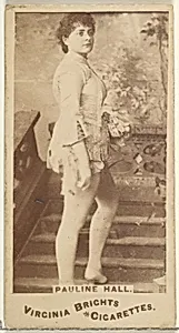 Pauline Hall, from the Actors and Actresses series (N45, Type 1) for Virginia Brights Cigarettes by Allen & Ginter
