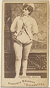 Pauline Hall, from the Actors and Actresses series (N45, Type 1) for Virginia Brights Cigarettes by Allen & Ginter