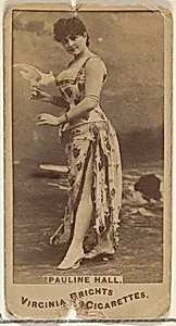 Pauline Hall, from the Actors and Actresses series (N45, Type 1) for Virginia Brights Cigarettes by Allen & Ginter
