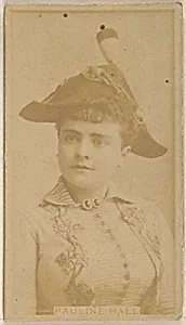 Pauline Hall, from the Actors and Actresses series (N45, Type 8) for Virginia Brights Cigarettes by Allen & Ginter