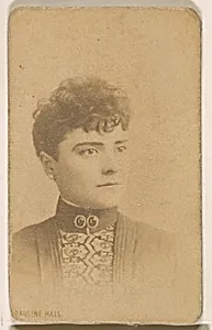 Pauline Hall, from the Actresses series (N246), Type 1, issued by Kinney Brothers to promote Sporting Extra Cigarettes by Kinney Brothers Tobacco Company